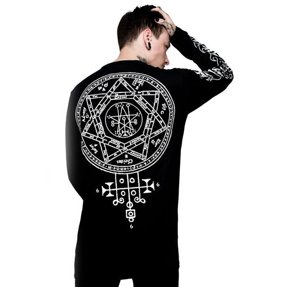Killstar x Rob Zombie ✦ Magic Long Sleeve Top ✦ Hellbilly Deluxe Collab Graphic - Picture 2 of 6